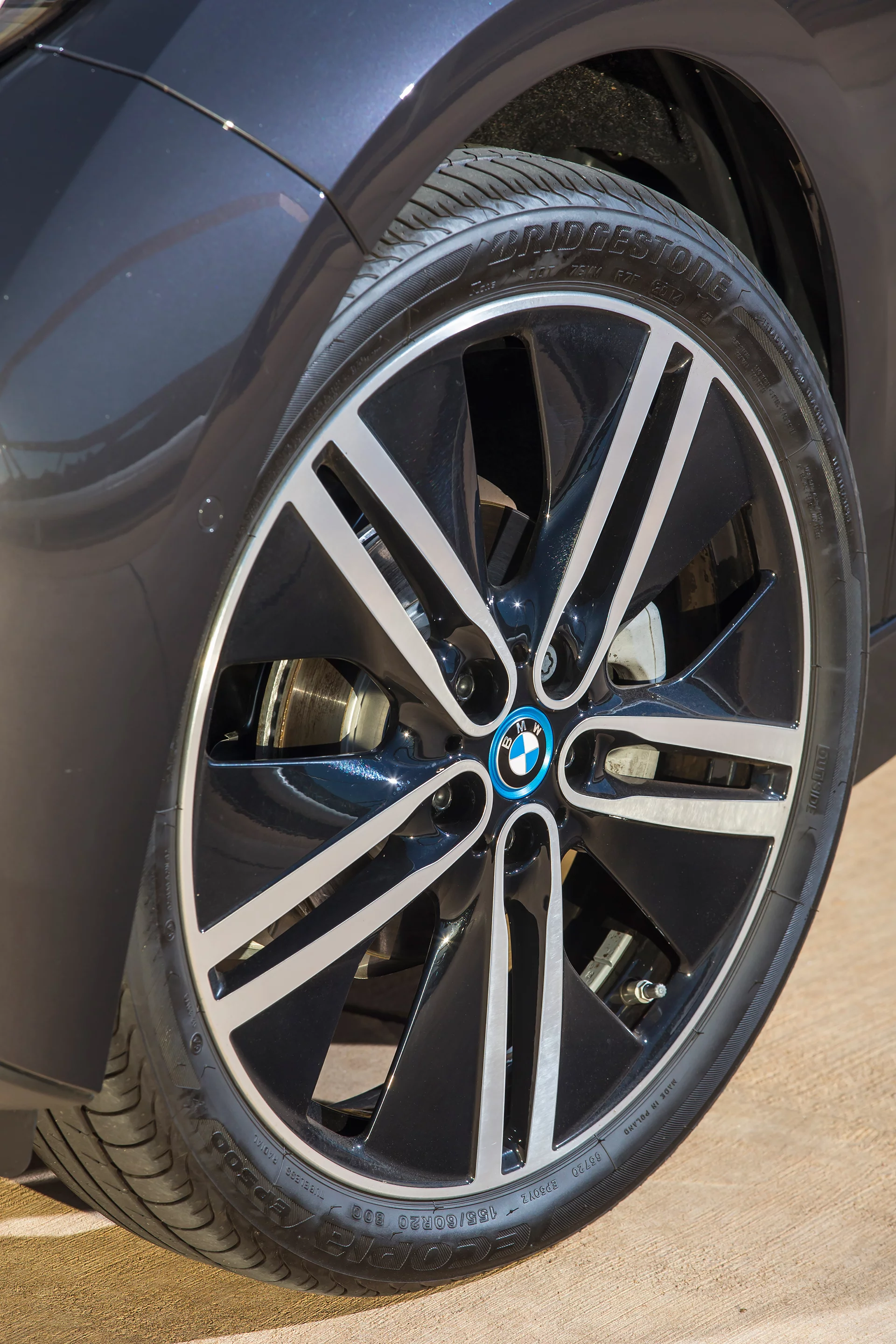 The BMW i3 - 19-inch alloy wheels are standard