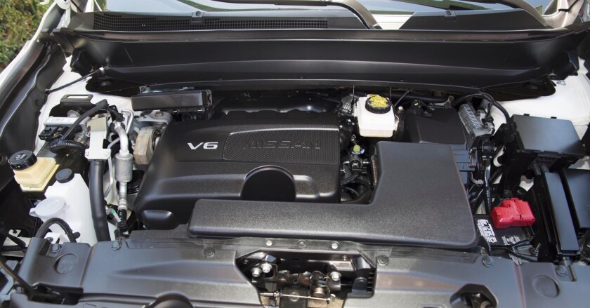 A newly-vamped 3.5-liter V6 begins these changes, producing 284 horsepower (212 kW) and 259 foot pounds (351 Nm) of torque