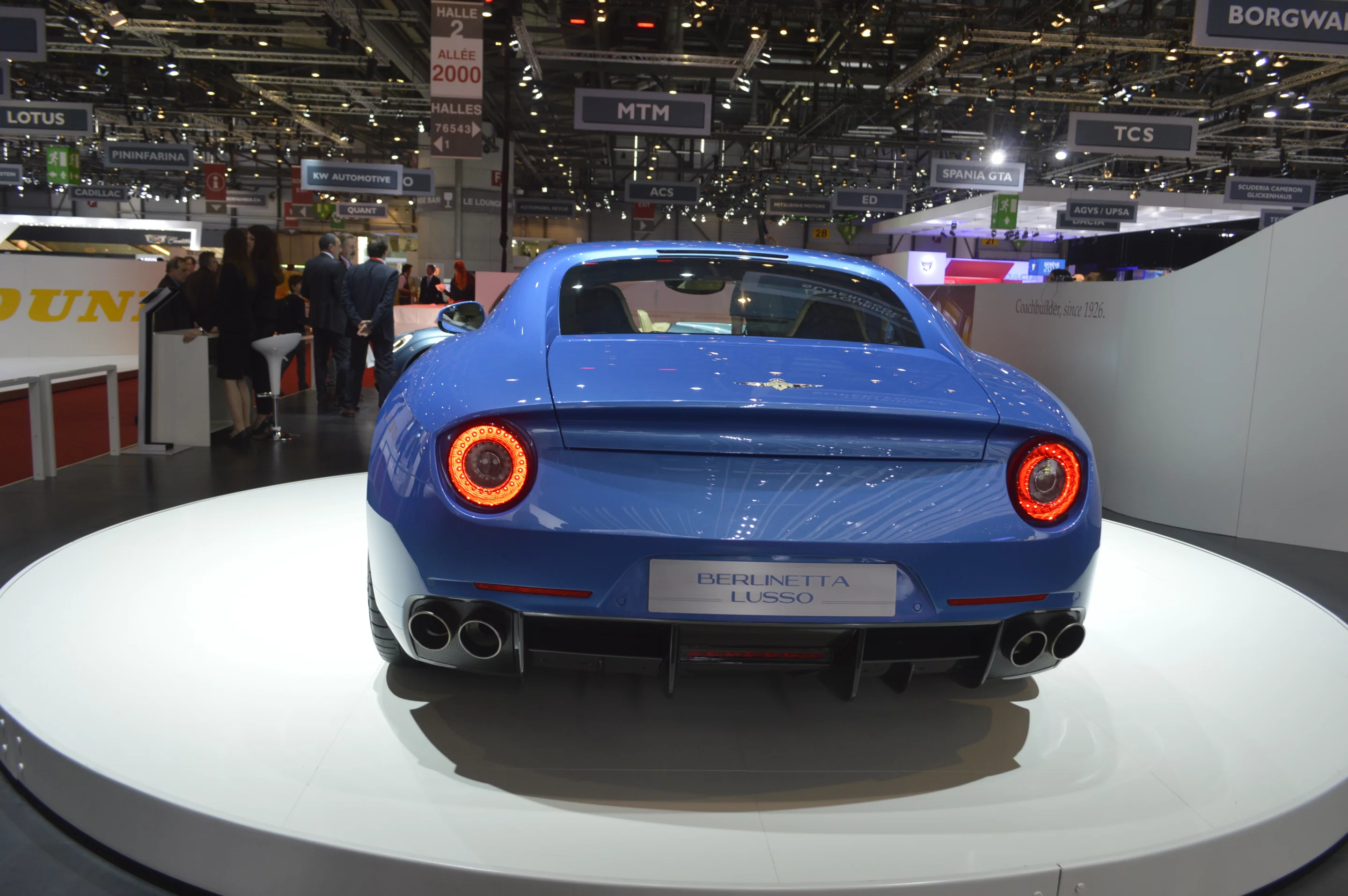 Although it was built using traditional means, Touring still paid attention to modern aero concepts, note the rear diffuser (Photo: C.C. Weiss/Gizmag.com)