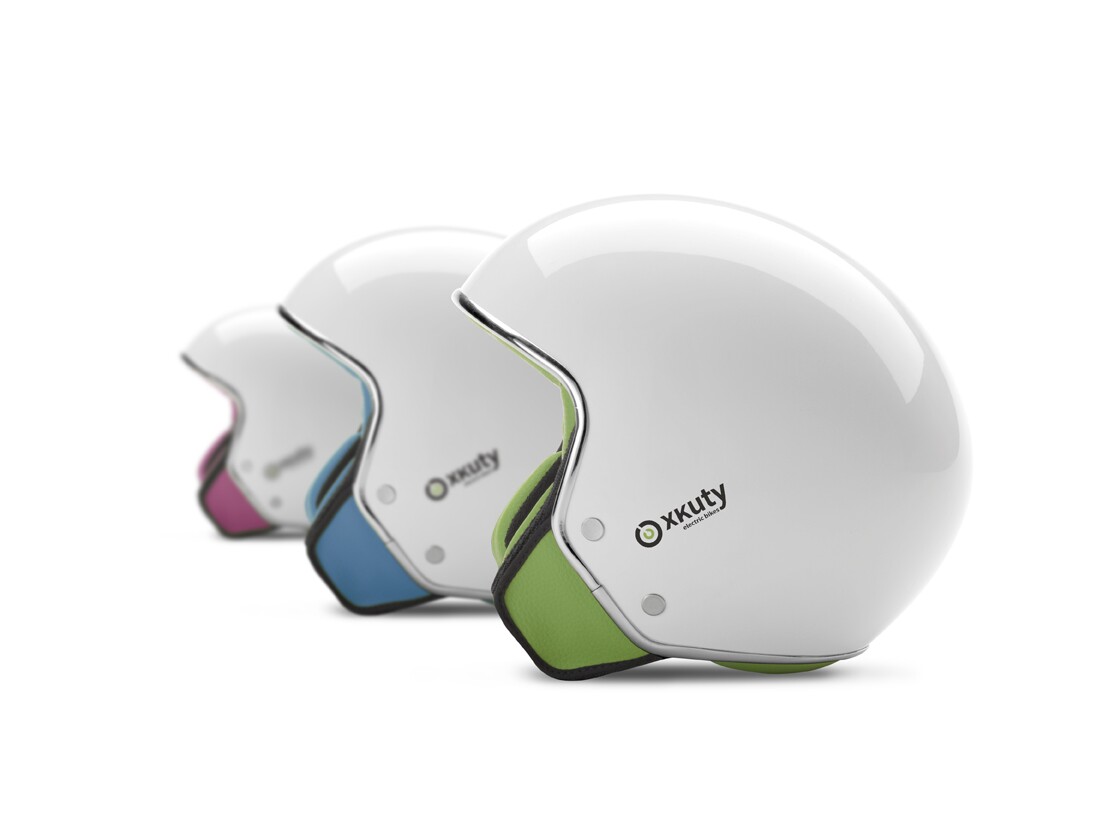 The Xkuty helmet comes in several colors and with available Bluetooth