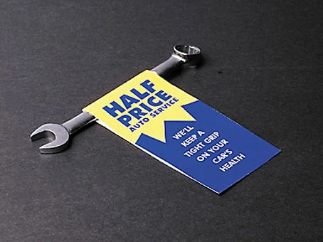 AFTER: ... to this mechanic'seye-catching, motivationaldirect marketing piece thatsimply demands attention