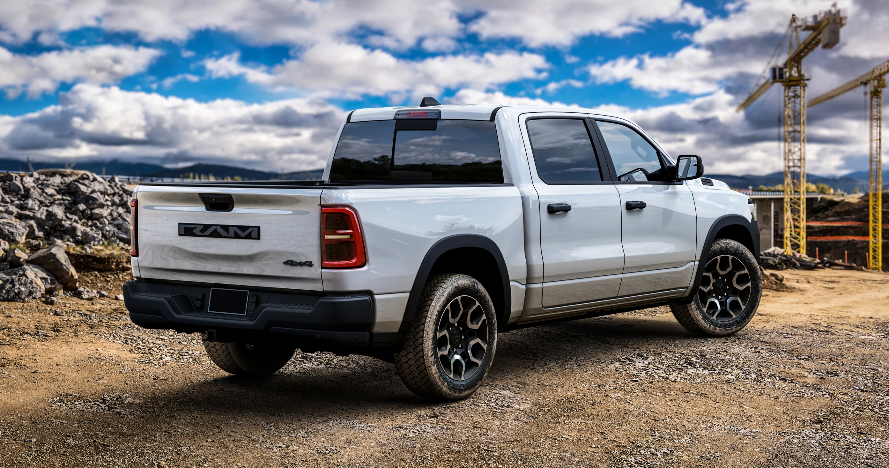 Hitting the job site with the 2025 Ram 1500 Ramcharger Tradesman
