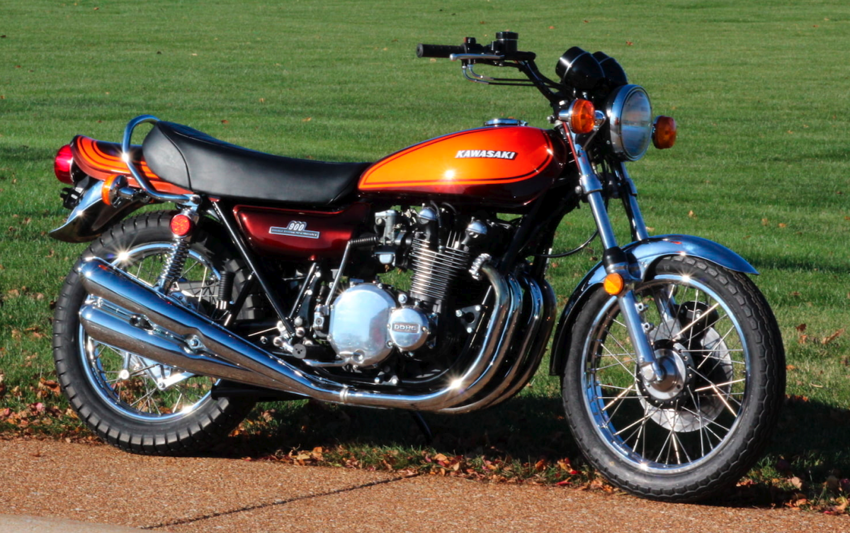 When the Z1 arrived, there were no other motorcycles capable of challenging it on the road. It was so far ahead of all other competitors that it was a quantum leap in performance and comfort. It was quite simply, the perfect platform with which to build an entirely new breed of motorcycle and hence original Z1s with original exhausts and unmolested everything are near extinct. The price of an unmolested 1972 Z1 can be expected to skyrocket from here, with 1973 models such as this one not far behind. The Honda CB750 was a major landmark, but so too was the Z1. This one sold for $23,100 and another sold for $22,000.