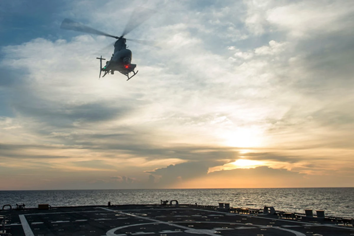 The universal remote can control a wide range of unmanned vehicles, including the MQ-8B Fire Scout unmanned aircraft system