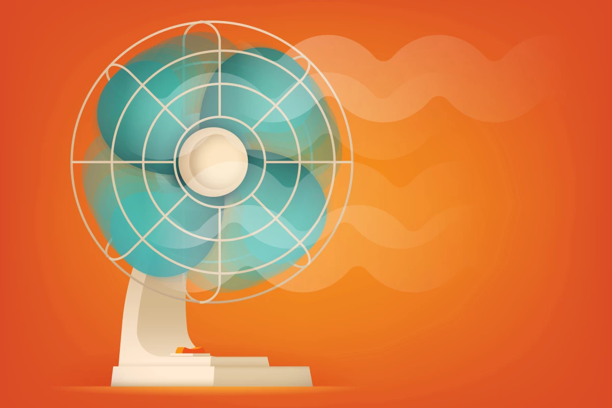 Study shows the difference humidity makes when using an electric fan
