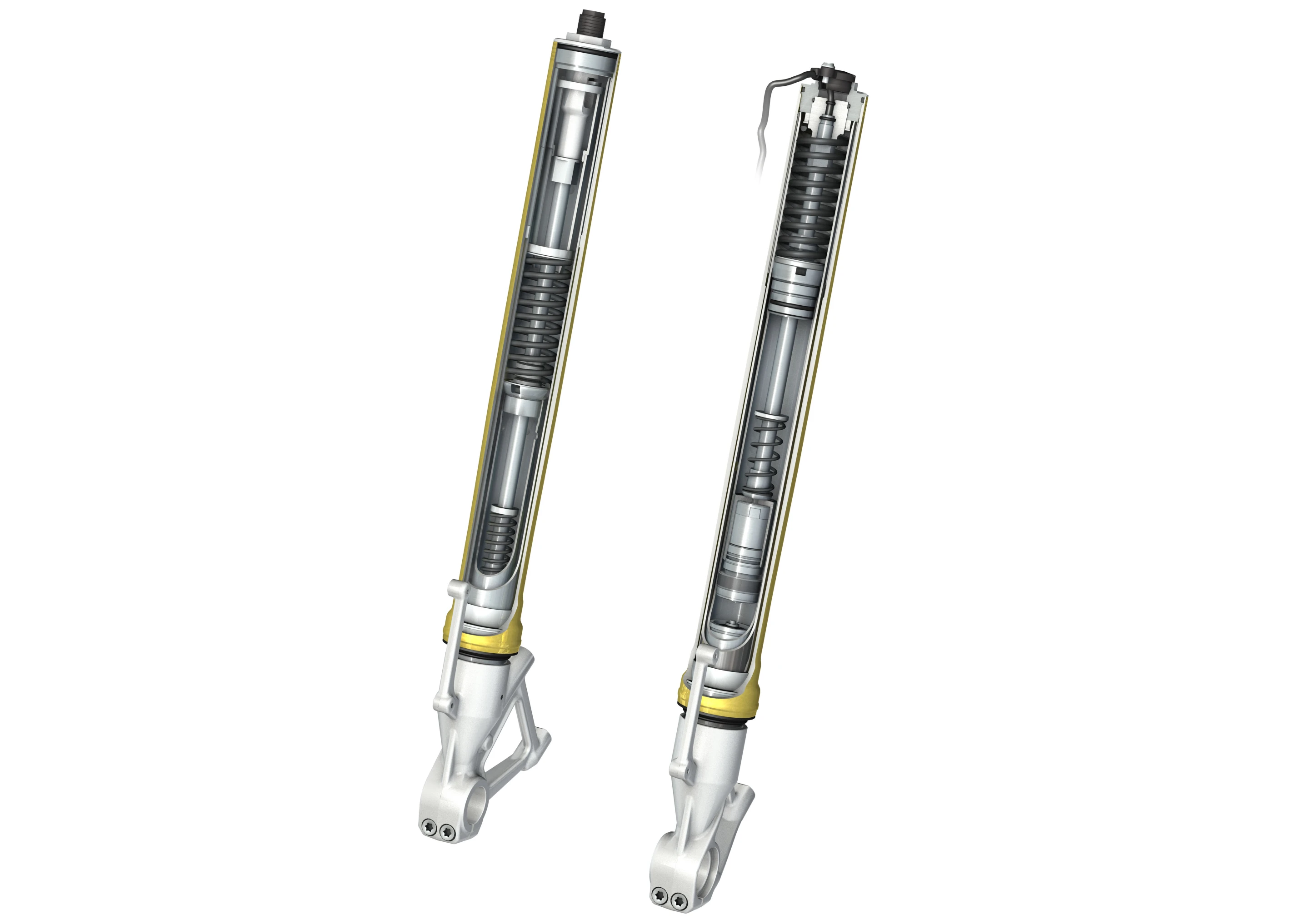 2015 BMW S1000RR: revised forks