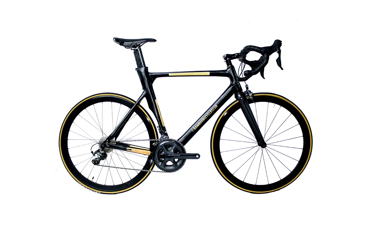 The Aero Bamboo Bike looks more as if it's made from carbon fiber