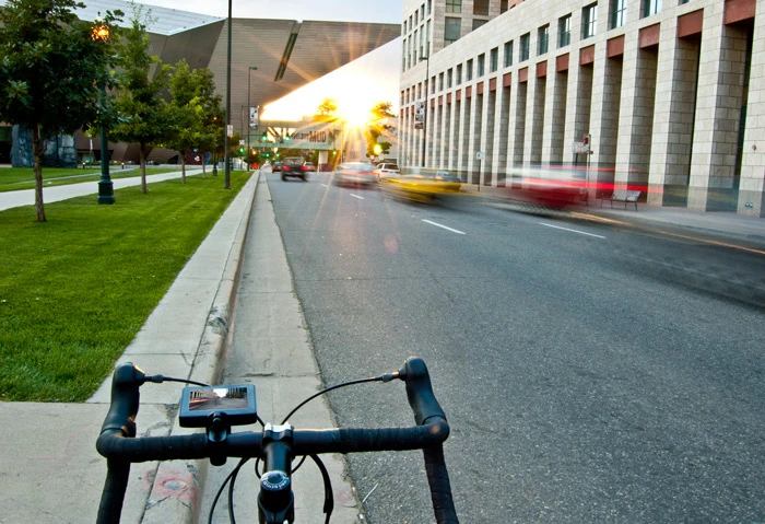 The Owl 360 is a rearview camera and monitor system for bicycles