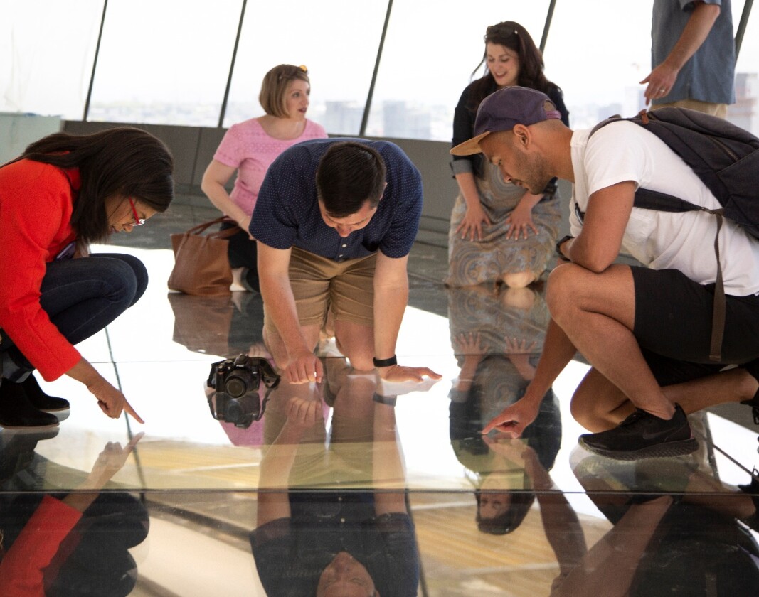 The revamped Space Needle is now open and receiving visitors