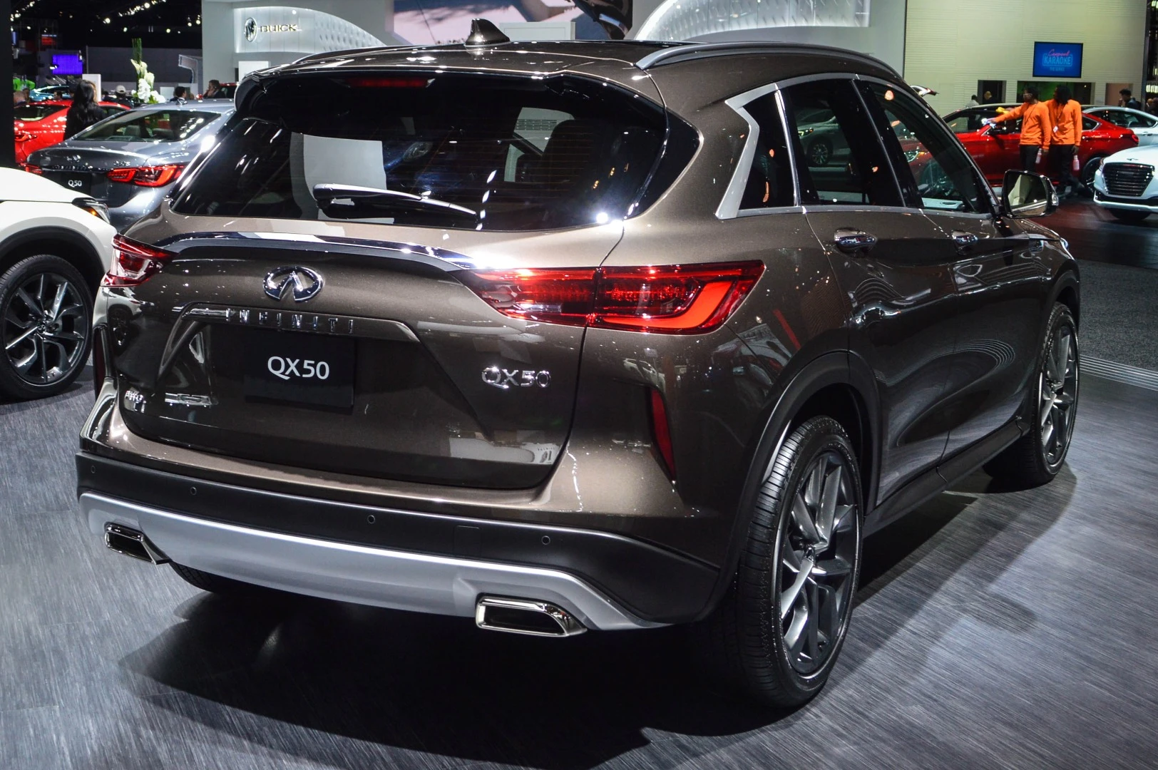 The QX-50 is powered by Infiniti's first production-ready Variable Compression Turbo engine, a 2.0-liter four-cylinder