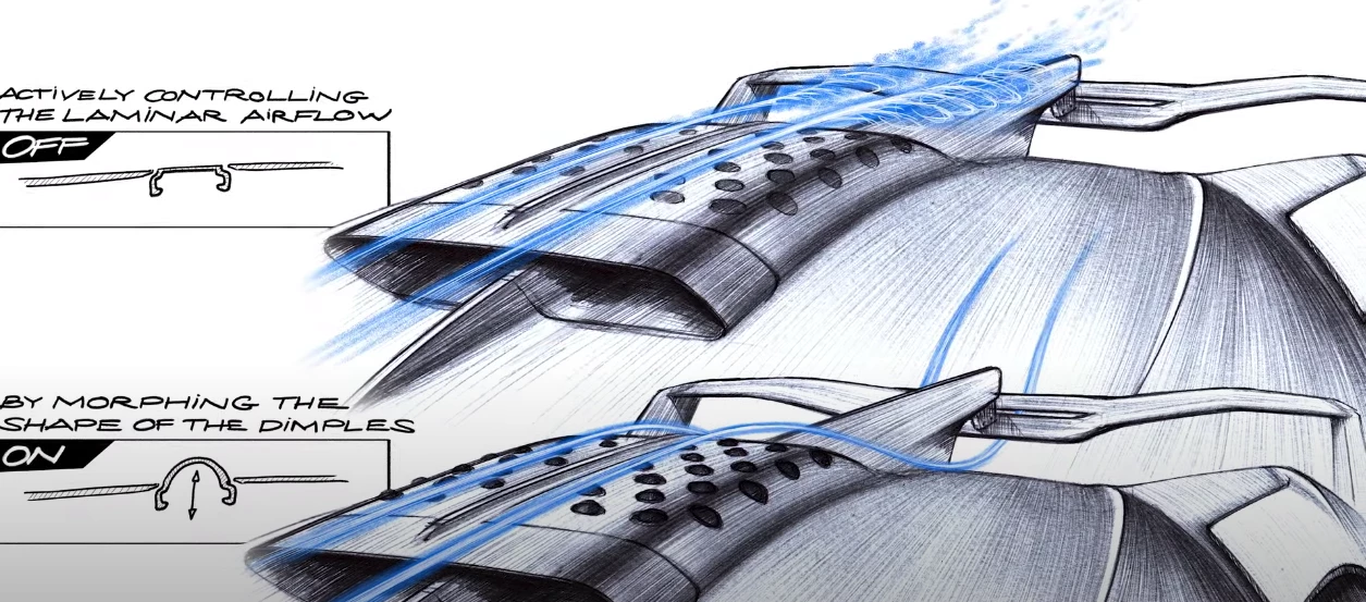 The morphing air scoop tops the Bolide off