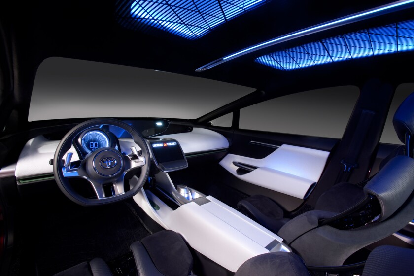 Toyota's NS4 advanced plug-in hybrid concept inerior
