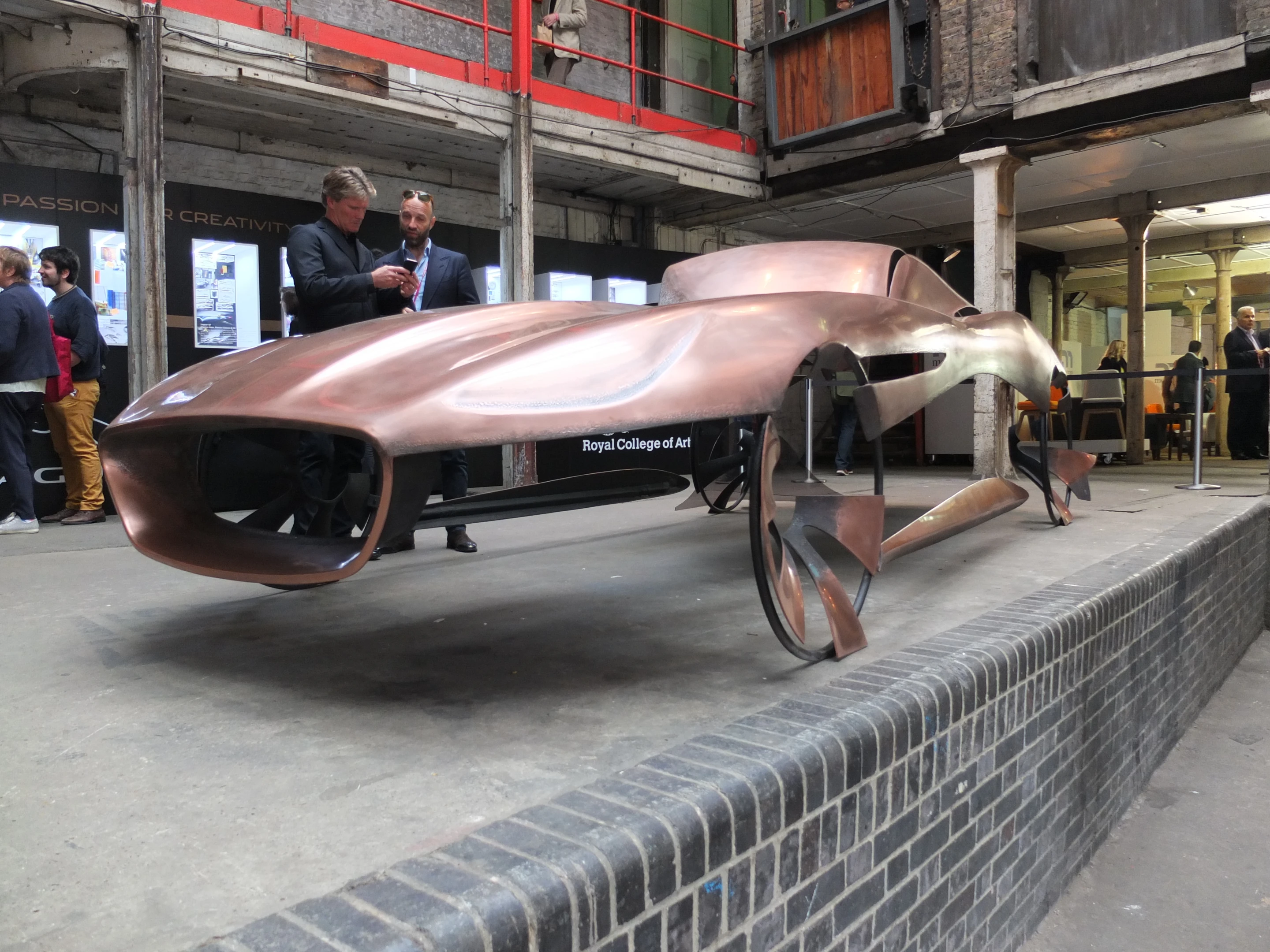The winning piece on display at Clerkenwell Design Week (Photo: Gizmag)