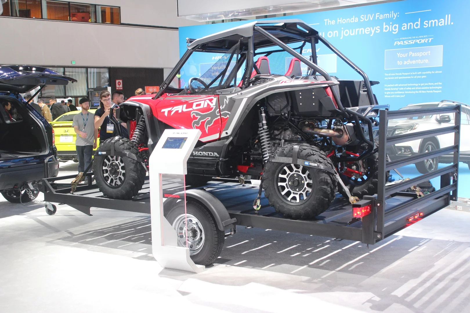 Honda debuts the new Passport, along with a Talon 1000R in tow