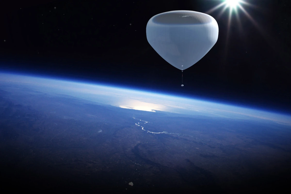 The bloon is designed to fly passengers to near-space at an altitude of 36 km