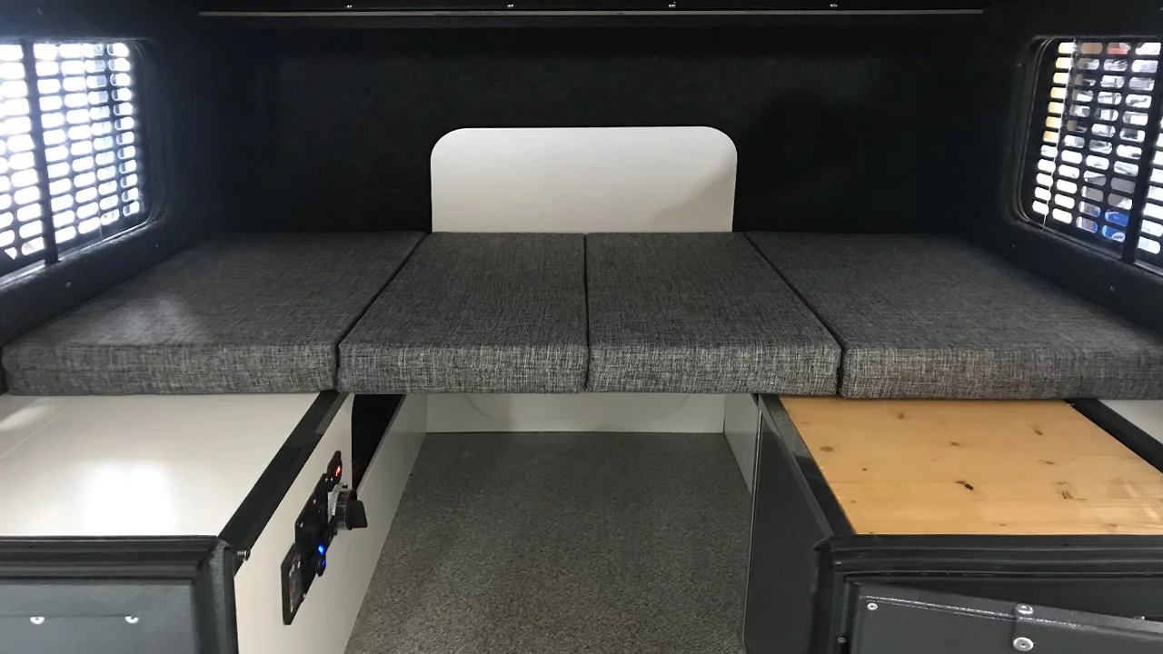 Getting the lower bed ready