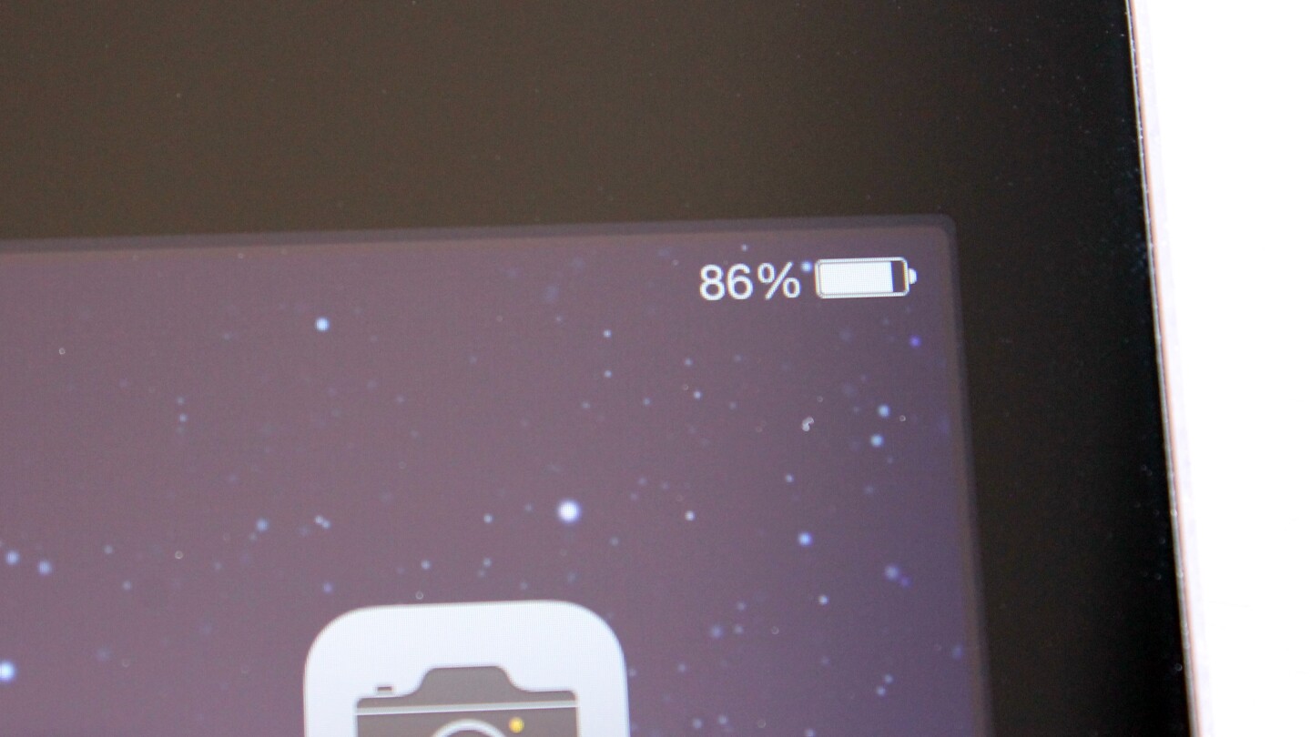 The iPad Air has terrific battery life, and should easily last a full day for most people