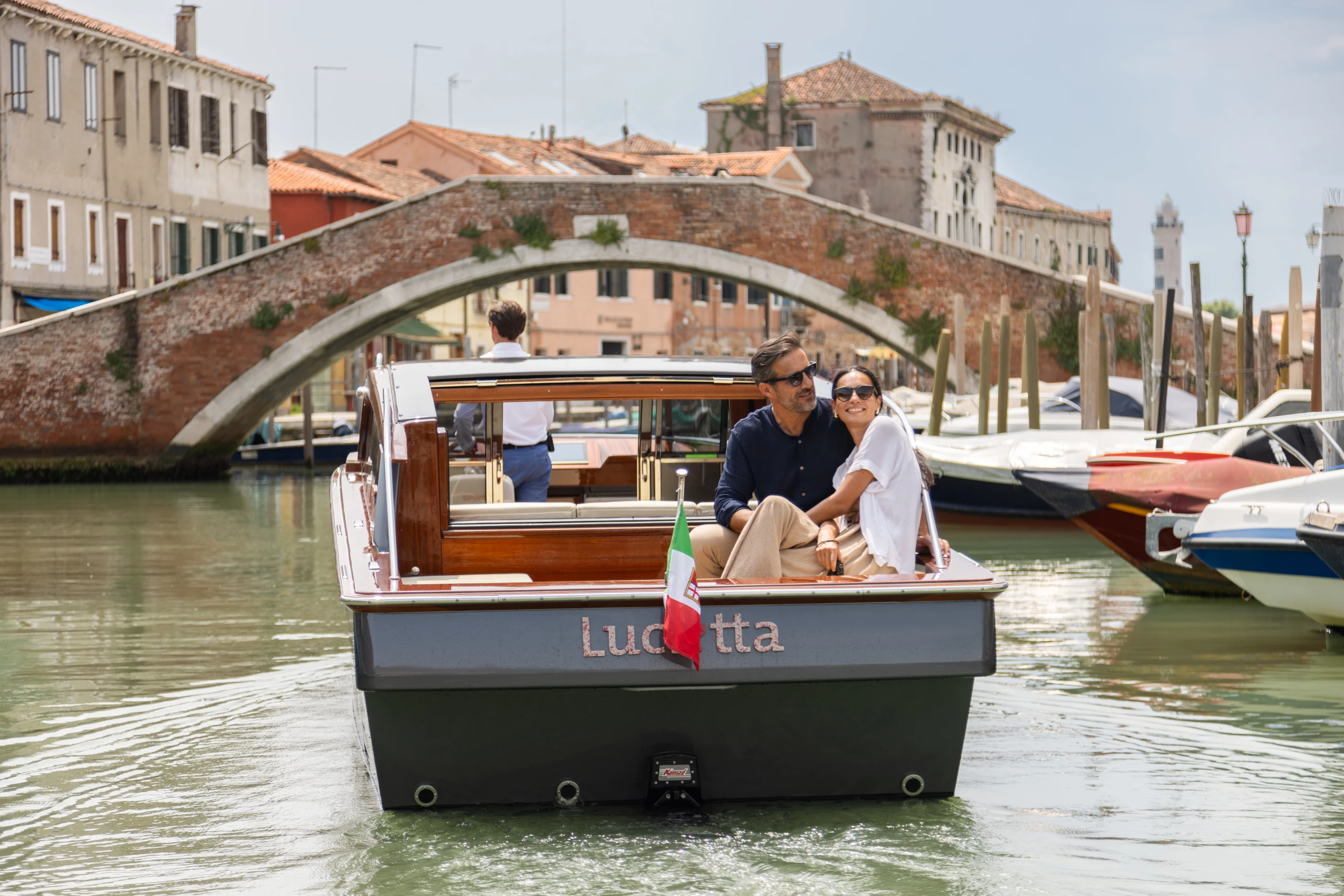 The Lucietta reimagines the Venetian water taxi for the electric age
