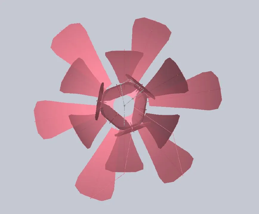 Visualization of the opening mechanism
