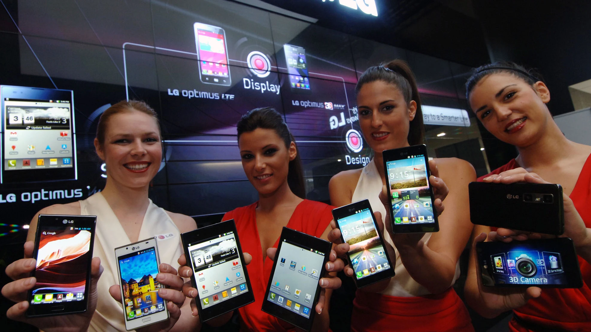 LG Optimus L7, LG Optimus Vu:, LG Optimus 4X HD and LG Optimus 3D Max