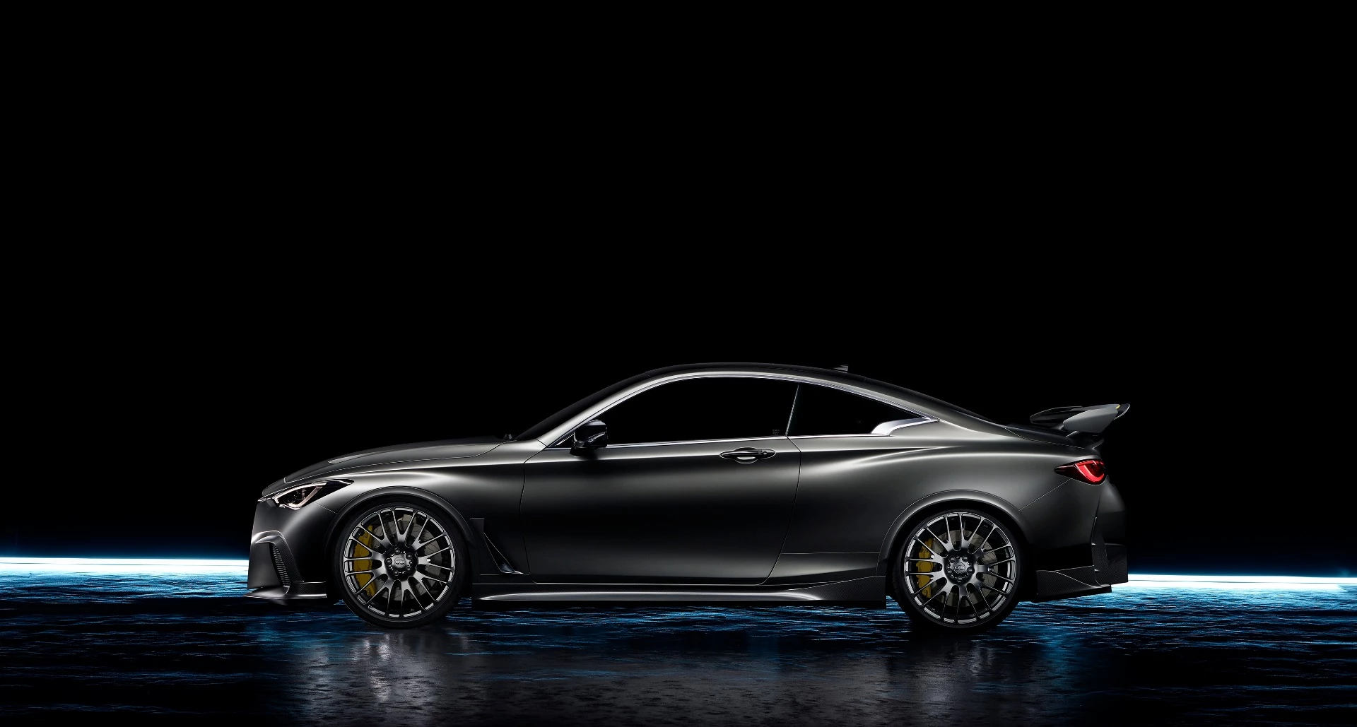 The Infiniti Project Black S looks similar to the Lexus RC F