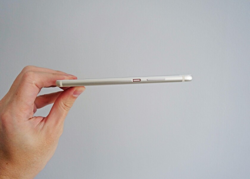 At a mere 7 mm thin, the phone holds its own in the aesthetics department too