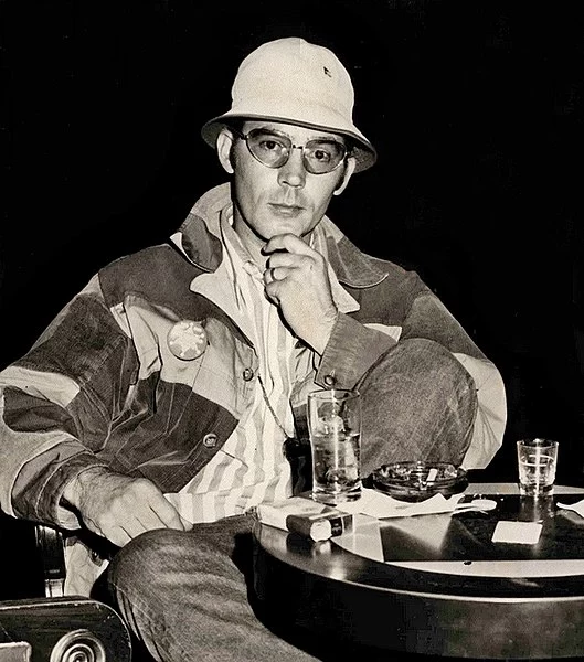 Thompson was infamous for writing everything on typewriters, even when computers emerged in the 1990s