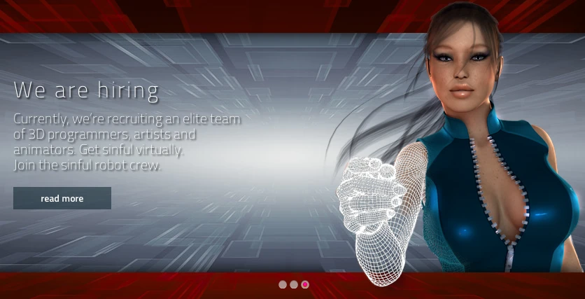 If the company's promotional art is anything to judge by, players will interact solely with implausibly-chested women