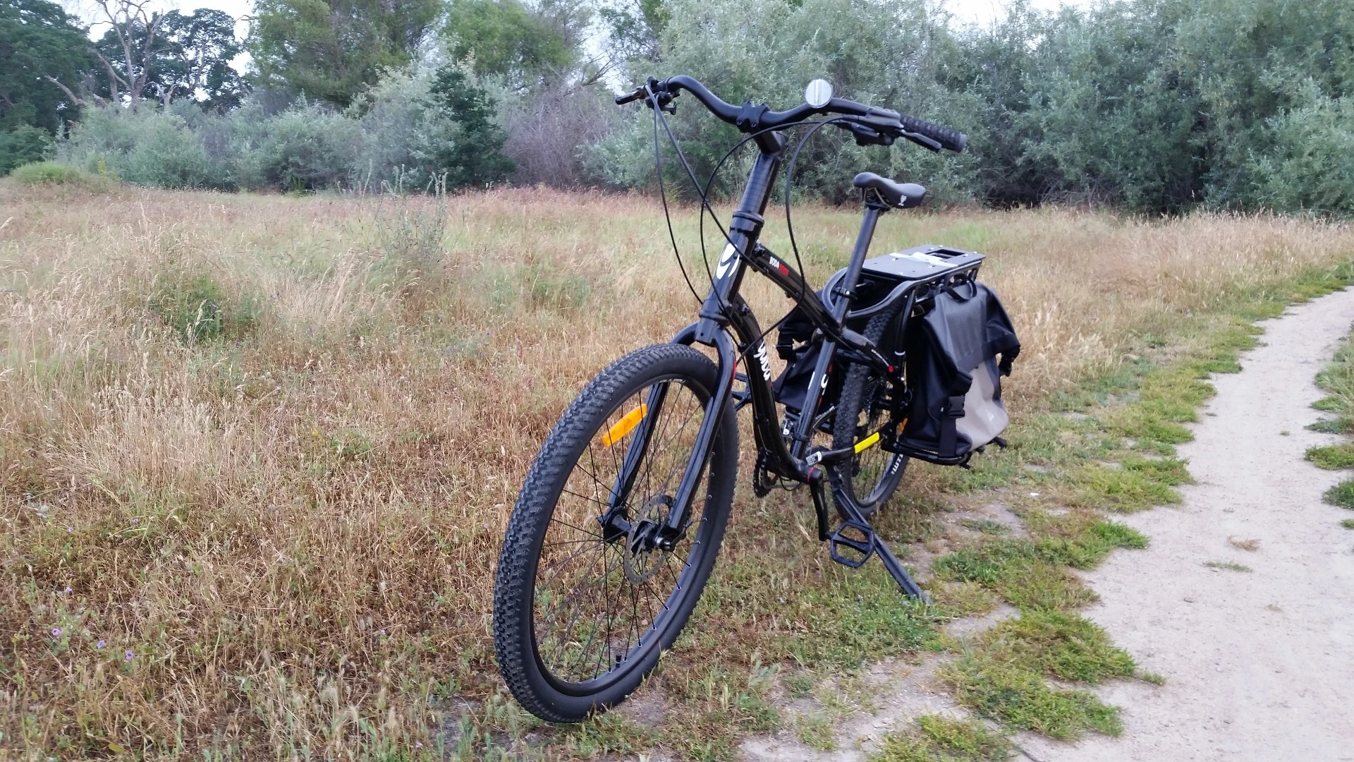 The All-Terrain has no problem on fairly even dirt tracks and roads
