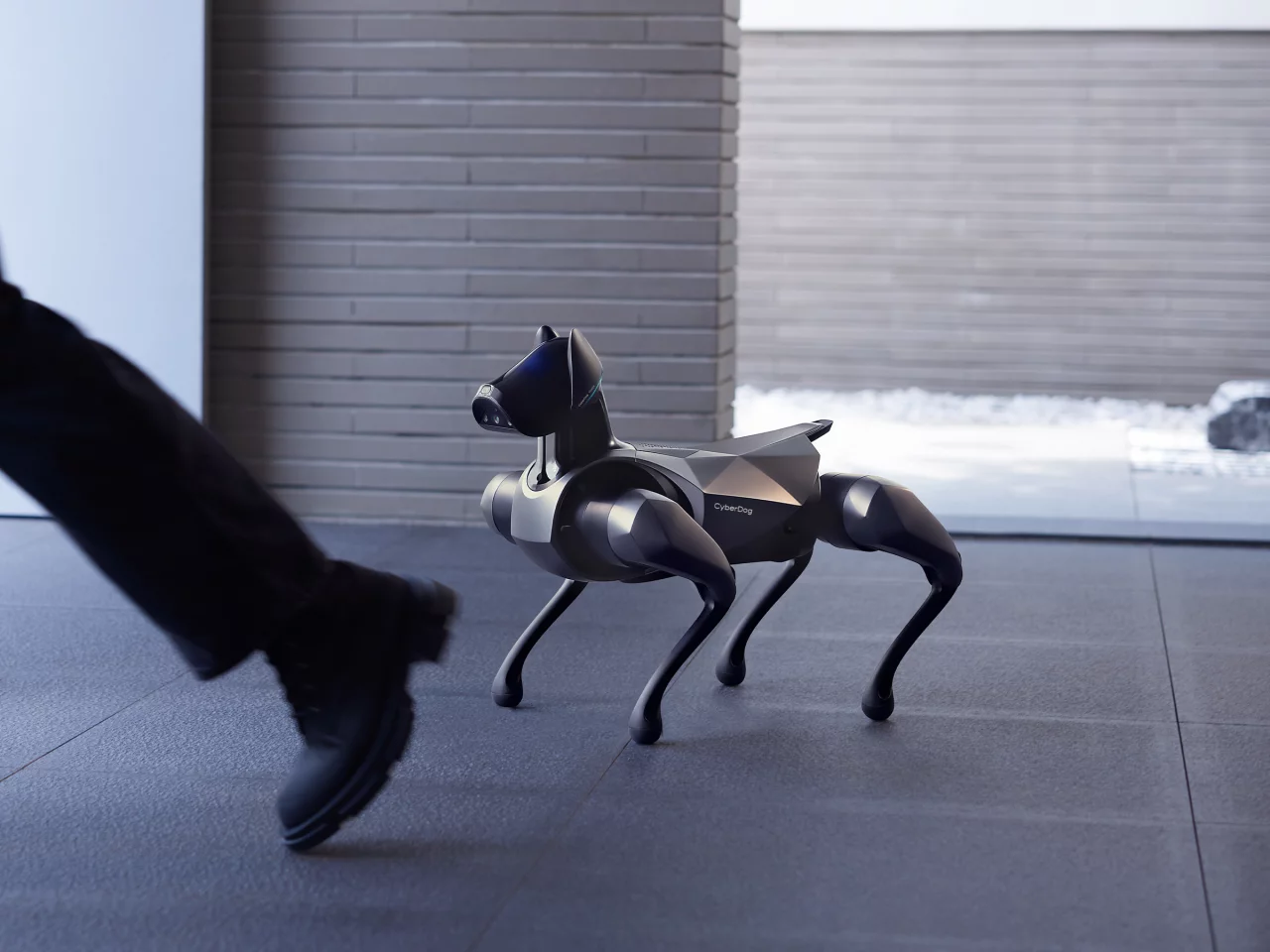 The CyberDog 2 makes use of AI-controlled motors for complicated maneuvers, including continuous back flips