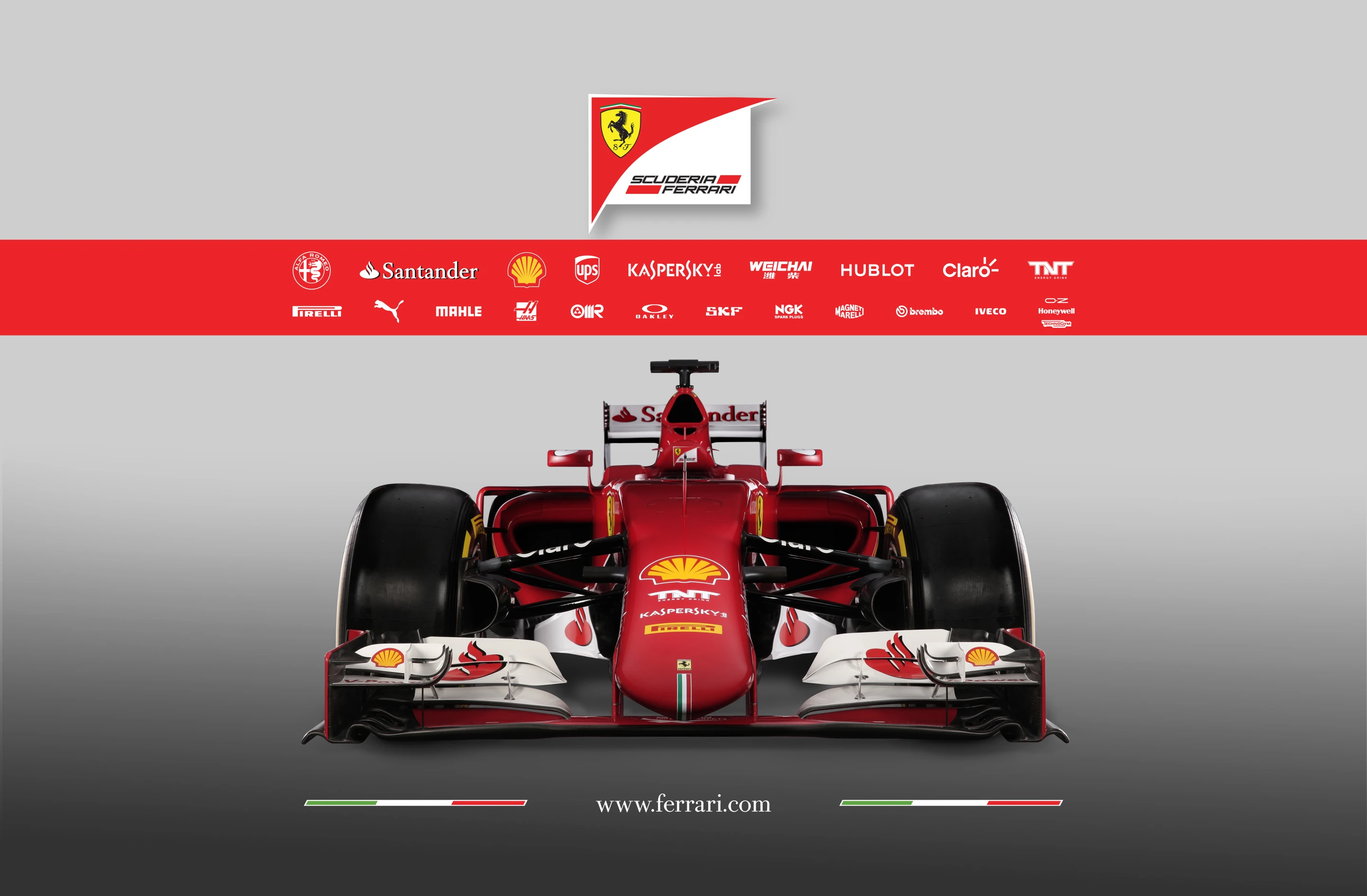 The SF15-T front wing is notably complex
