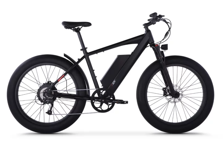 The HyperFat 1100 from Juiced Bikes is an 1,100-continuous-watt, 40-mph fat-tired beast