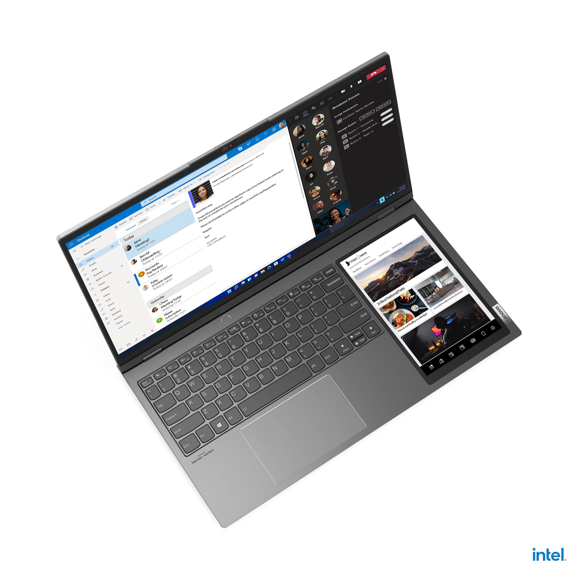 The ThinkBook Plus Gen 3 is available with 12 Generation Intel Core i5/i7 H-series processor options, up to 32 GB of RAM and 1 TB of storage, Wi-Fi 6E and an integrated digital pen