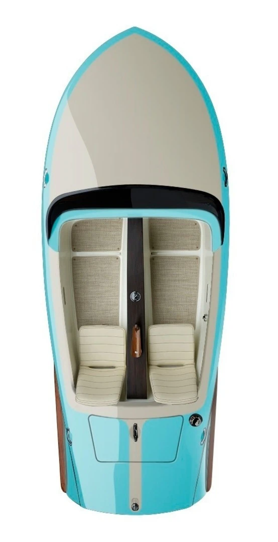 The Lugano boasts a color palette inspired by classic cars