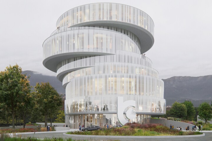 The Klan TV Headquarters will be arranged over eight floors, and will create outdoor terrace spaces