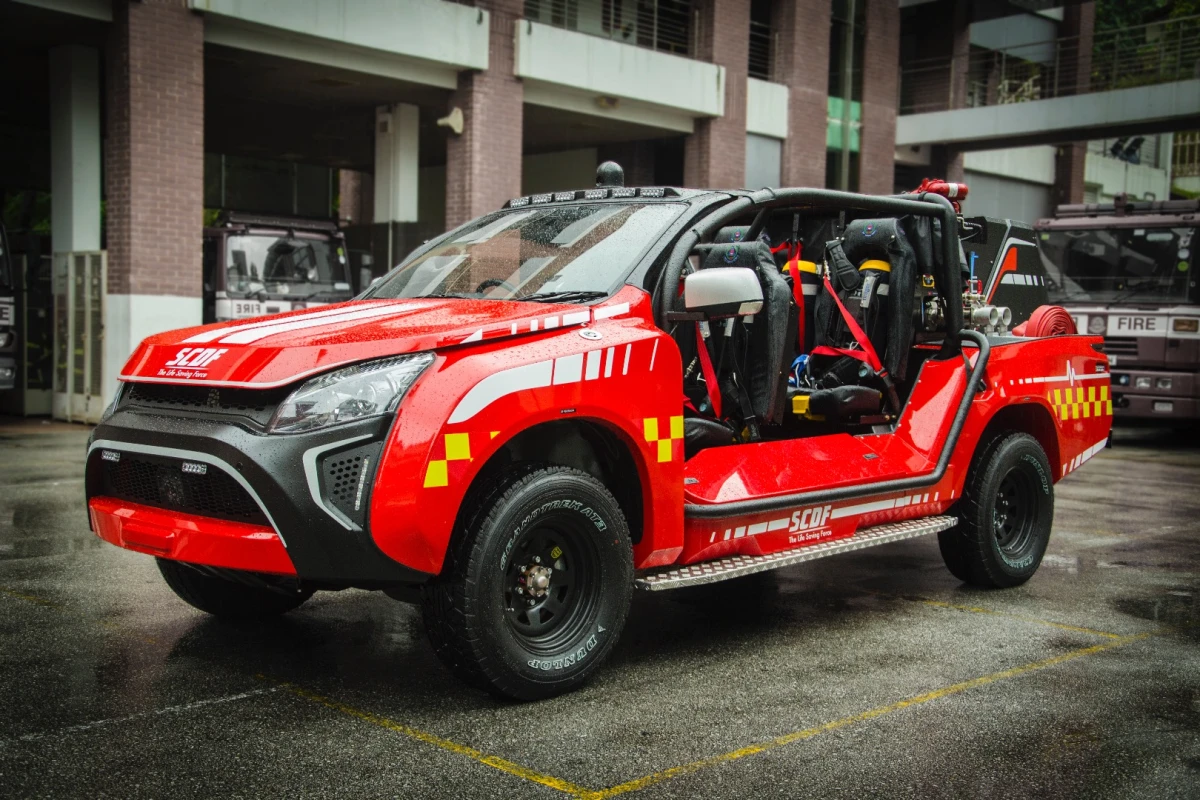 The LF5G is a compact, maneuverable Light Fire Attack Vehicle (LFAV)