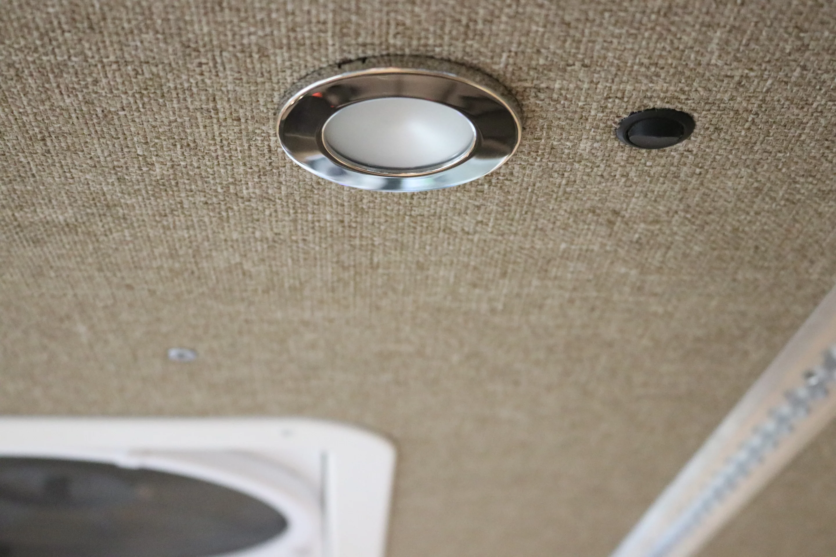 The RUV kit includes ceiling fans, LED lights and power outlets