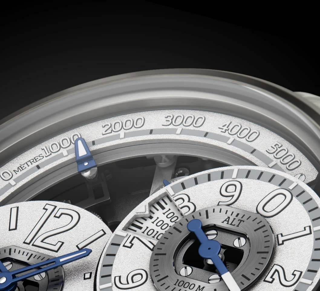 The Génie 02 Terre has large scale and altitude readouts