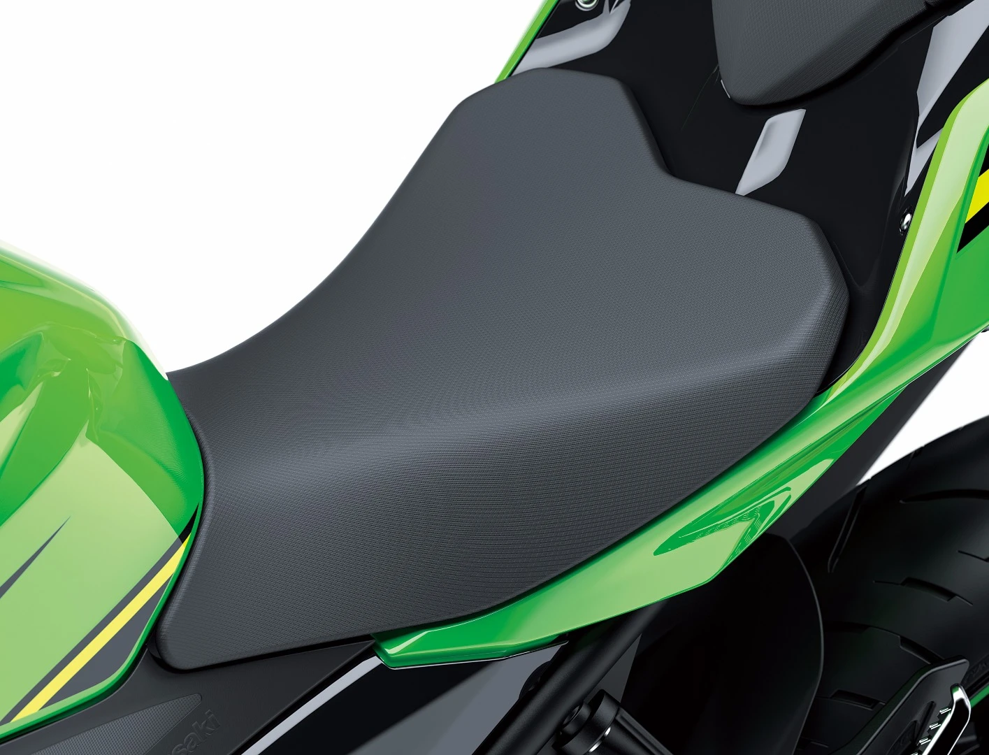 The seat height of the 2018 Kawasaki Ninja 400 is 785 mm (30.9 in), but it can also be ordered with a 30 mm (1.2 in) higher Ergo-Fit seat