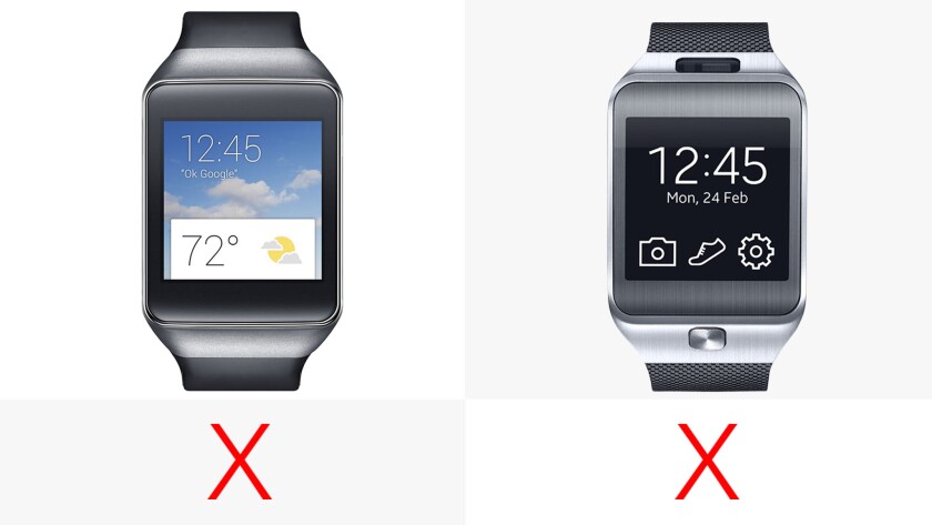Neither watch is compatible with iPhones