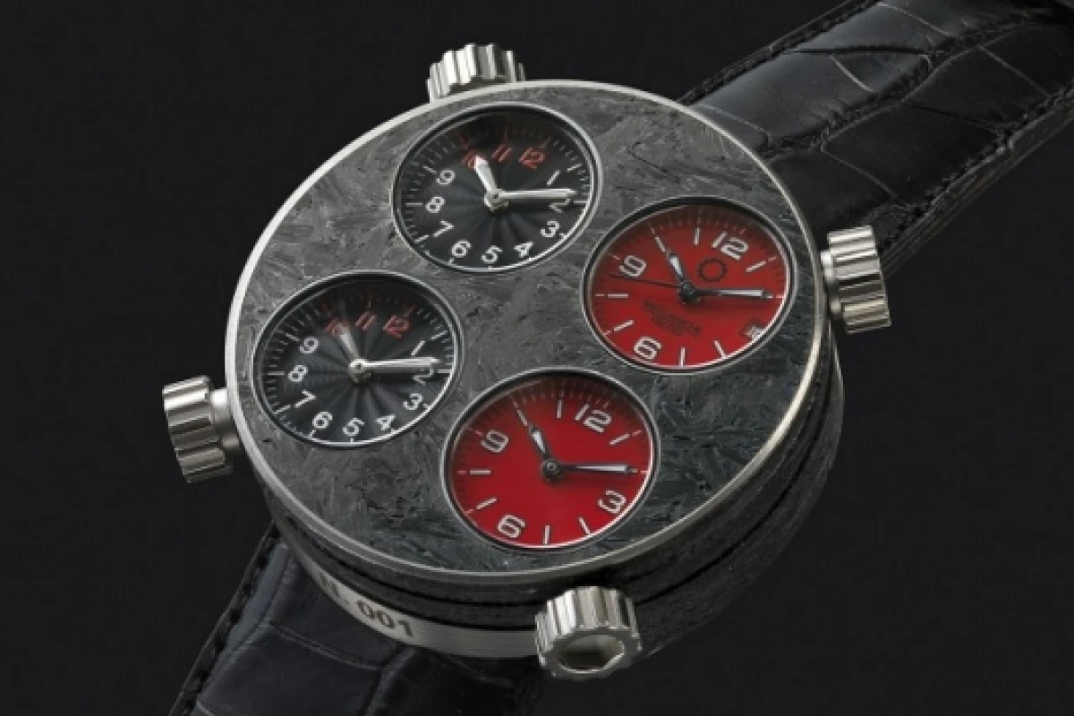 Driving precision: the Meccaniche Veloci carbon fiber wristwatch