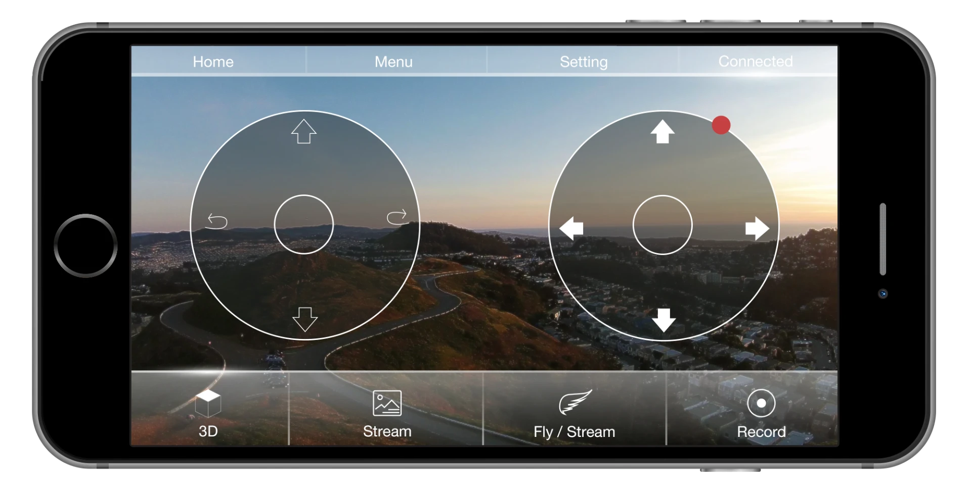 The Micro Drone 3.0 can be controlled by all of a radio controller or iOS and Android devices by way of a companion app