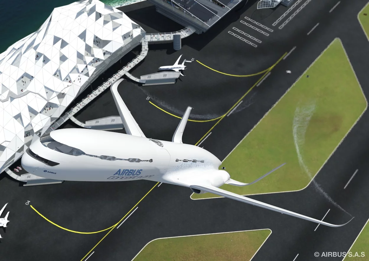 Airbus envisages future passenger aircraft taking off with the assistance of a catapult-like device