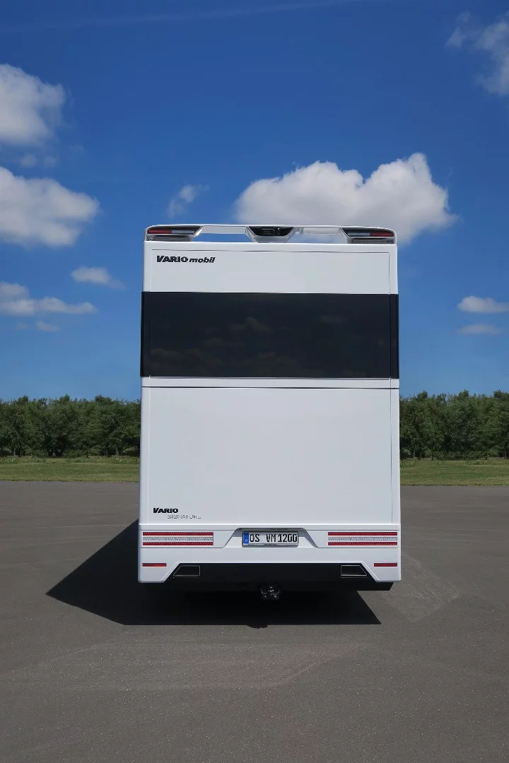 The Variomobil Signature 1200 won't be the most aerodynamic thing on the road, but it does channel air with its roof spoiler