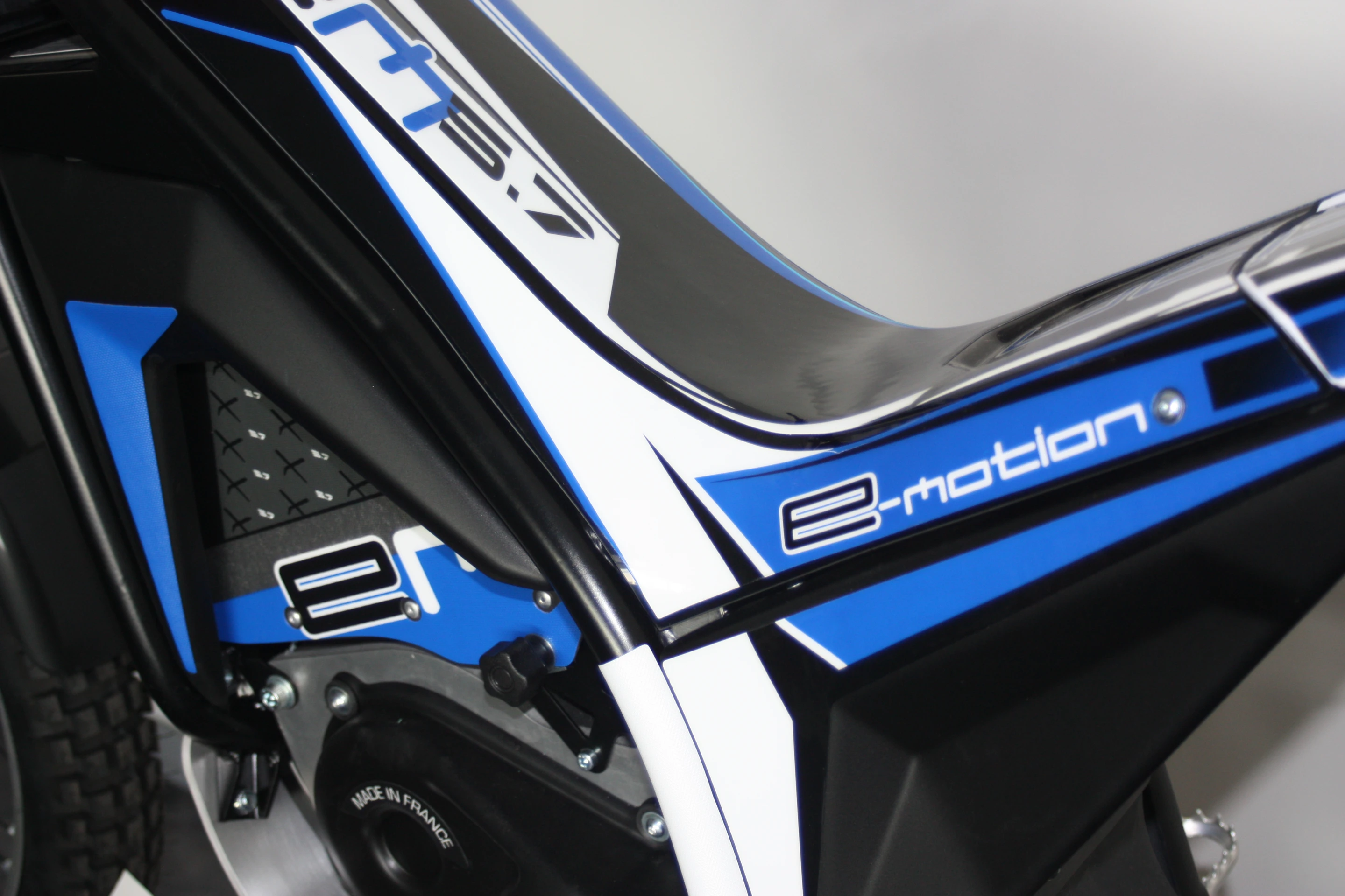 Trials bikes are designed for standing while riding, but leisure riders can add more comfortable seating if desired