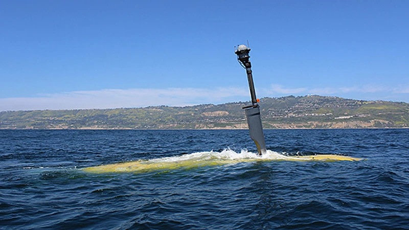 Echo Voyager in open water off the coasts of Southern California