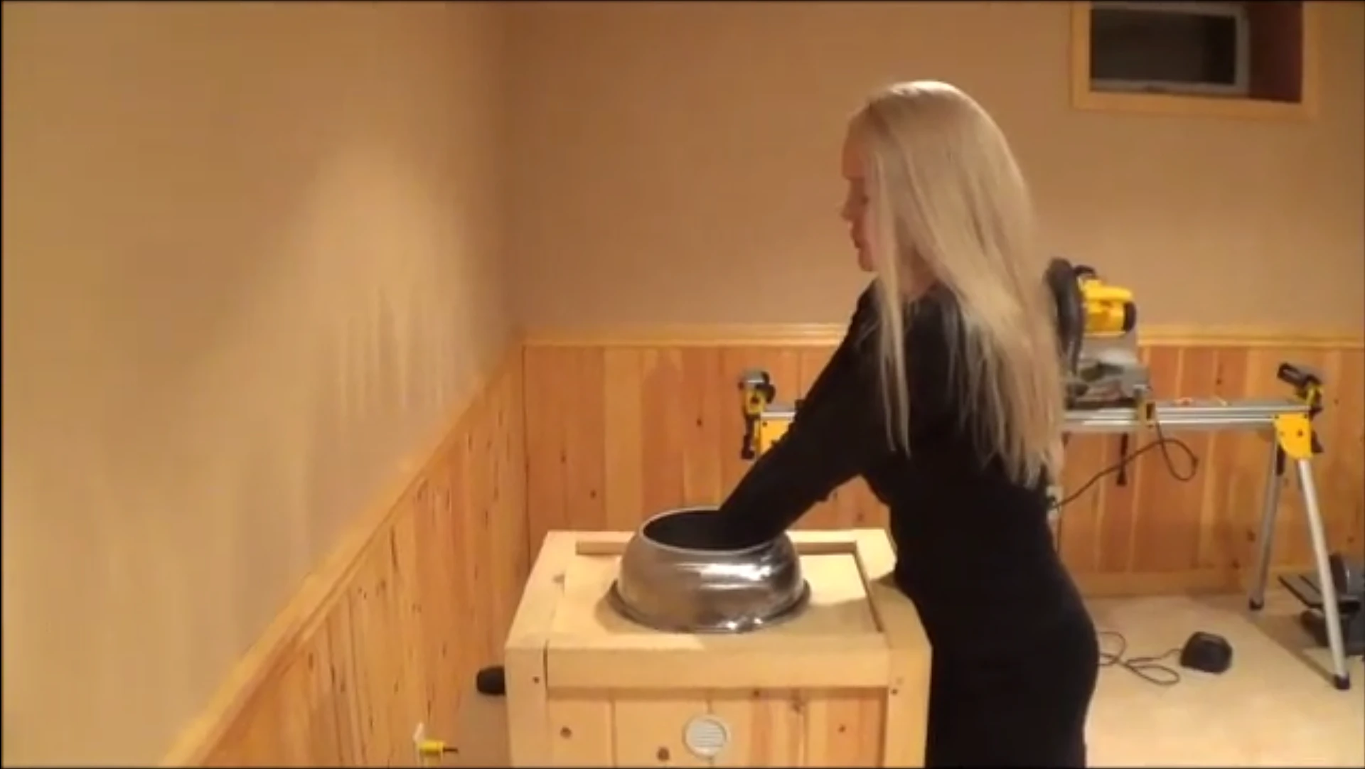 The Robo-Washer in action