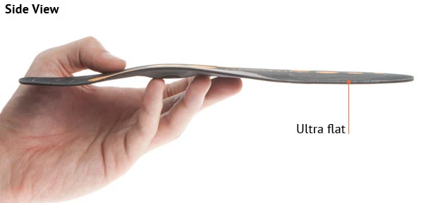 Despite the integrated hardware, the OpenGo is designed to be as thin and natural as traditional insoles