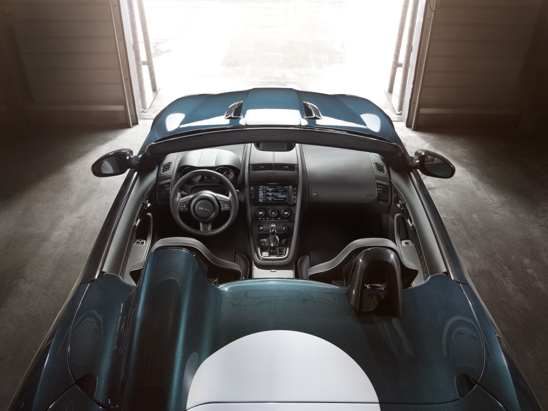 The Jaguar F-Type Project 7 cockpit