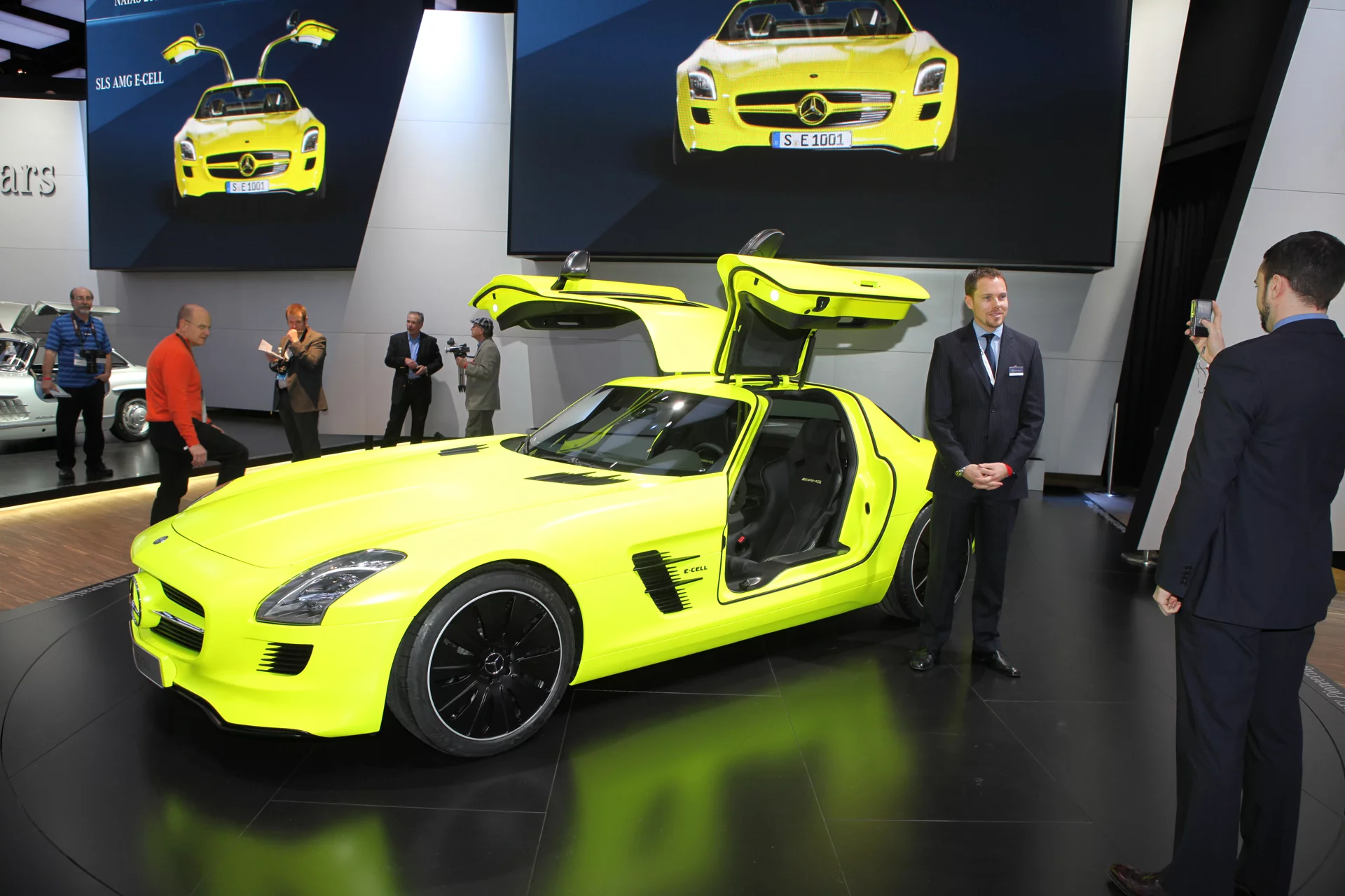 The Mercedes-Benz SLS AMG E-Cell